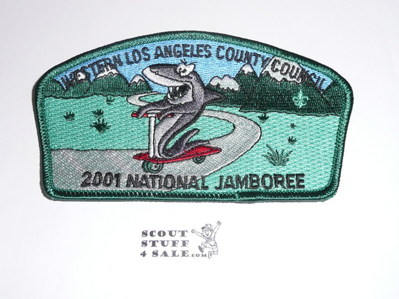 2001 National Jamboree JSP - Western Los Angeles County Council JSP, Green bdr