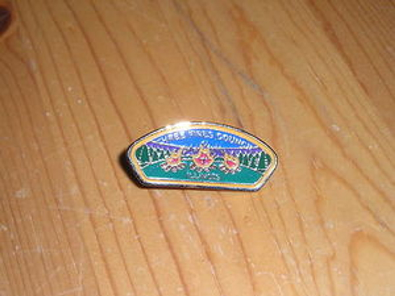 Three Fires Council CSP shaped Pin - Scout