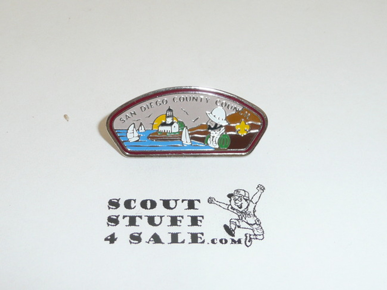 San Diego County Council CSP Shape Pin