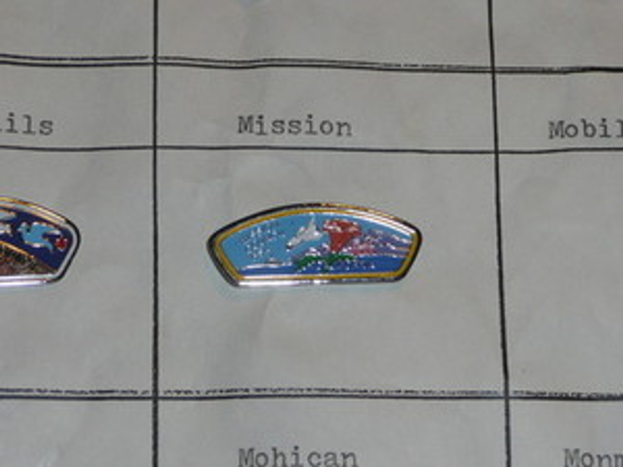 Mission Council CSP Shaped Pin - Scout