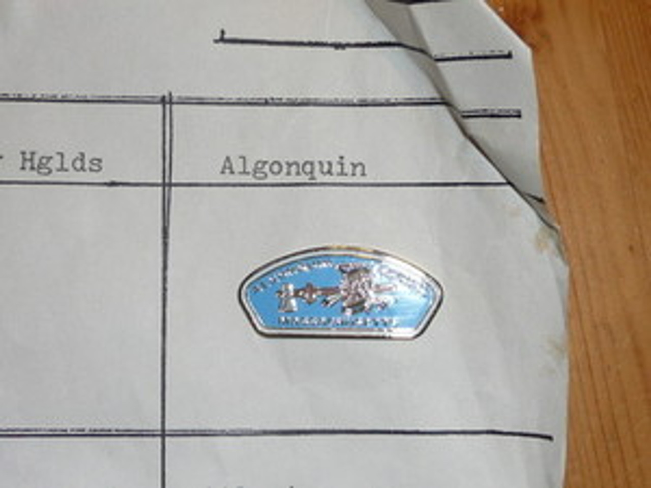 Algonquin Council CSP Shaped Pin - Scout