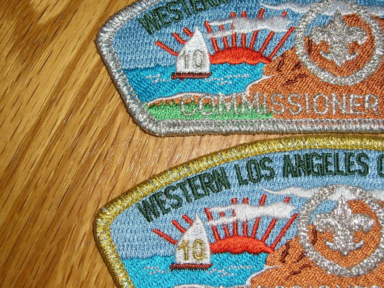 Western Los Angeles County Council sa30/sa31 CSP - Commissioner Service given to Board Members, individually numbered, 15 sets made, offered at 50% of low book value