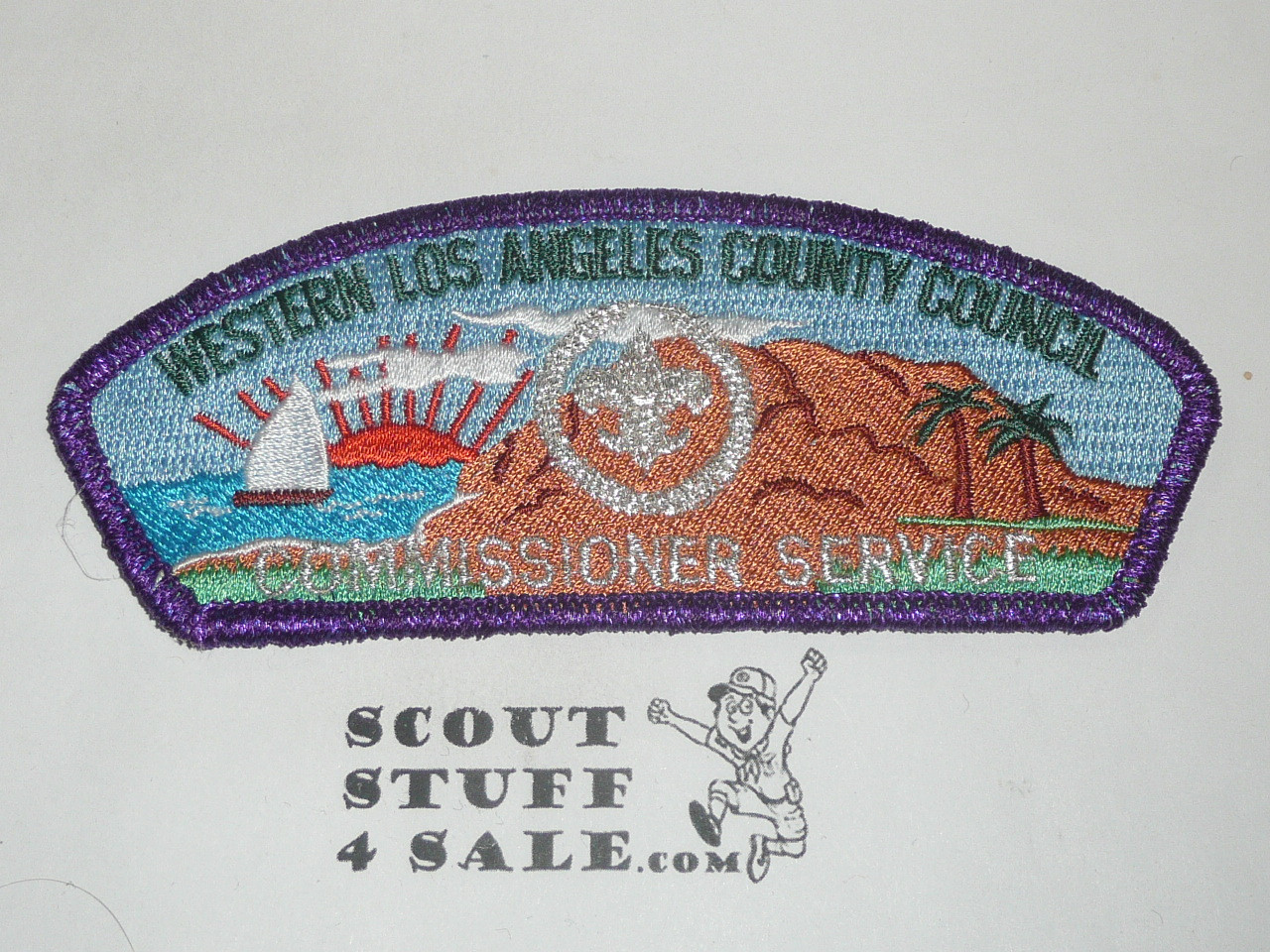 Western Los Angeles County Council sa32 CSP - Commisioner Service for Council Key 3, 15 made, offered at 50% of low book value