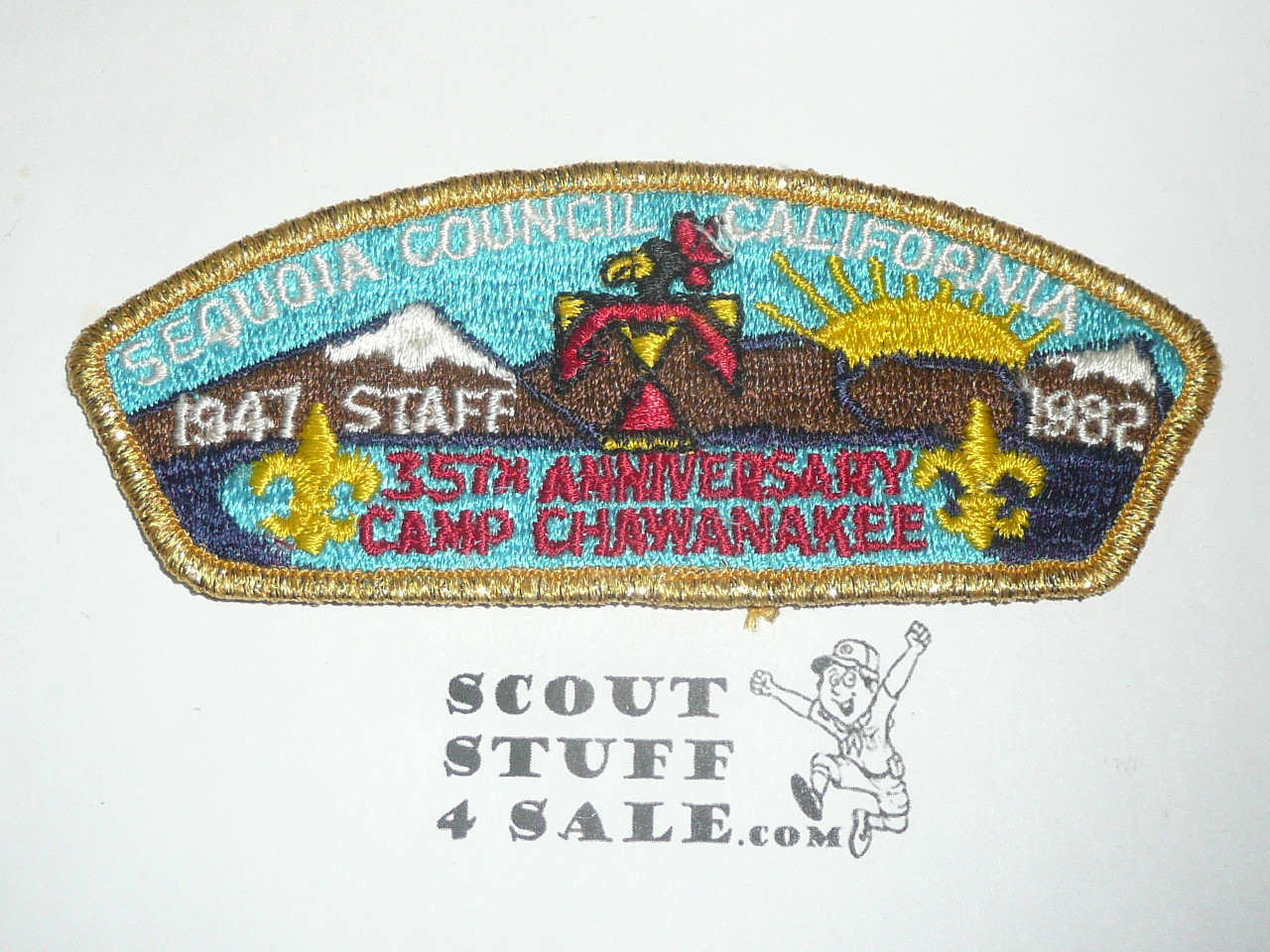 Sequoia Council sa9 CSP - 1982 Camp Chawanakee Staff