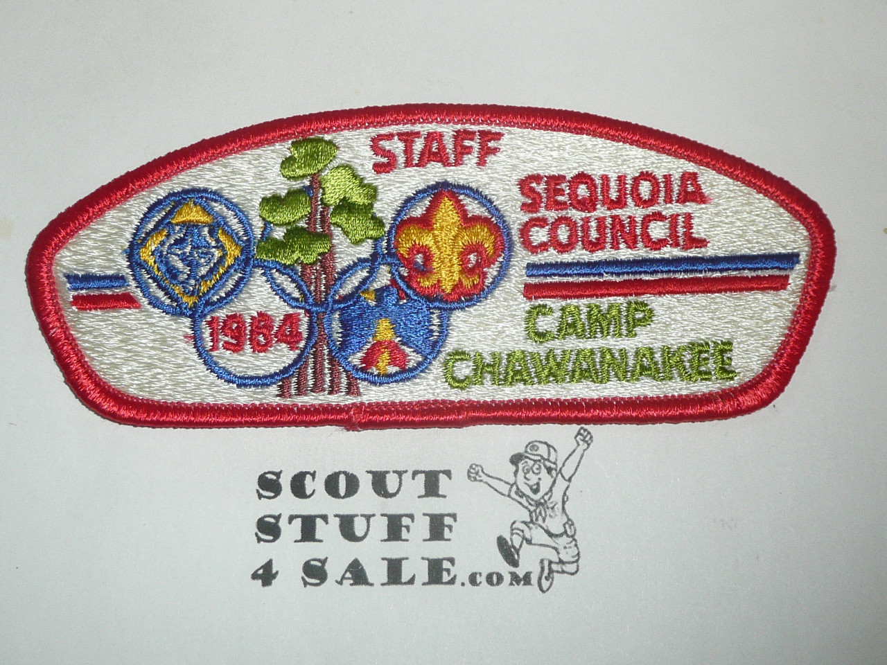 Sequoia Council sa18 CSP -1984 Camp Chawanakee STAFF