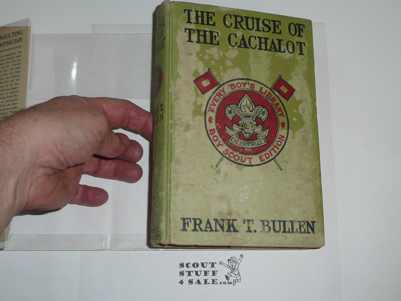 The Cruise of the Cachalot, By Frank T. Bullen, 1913, Every Boy's Library Edition, Type Two Binding, with dust jacket