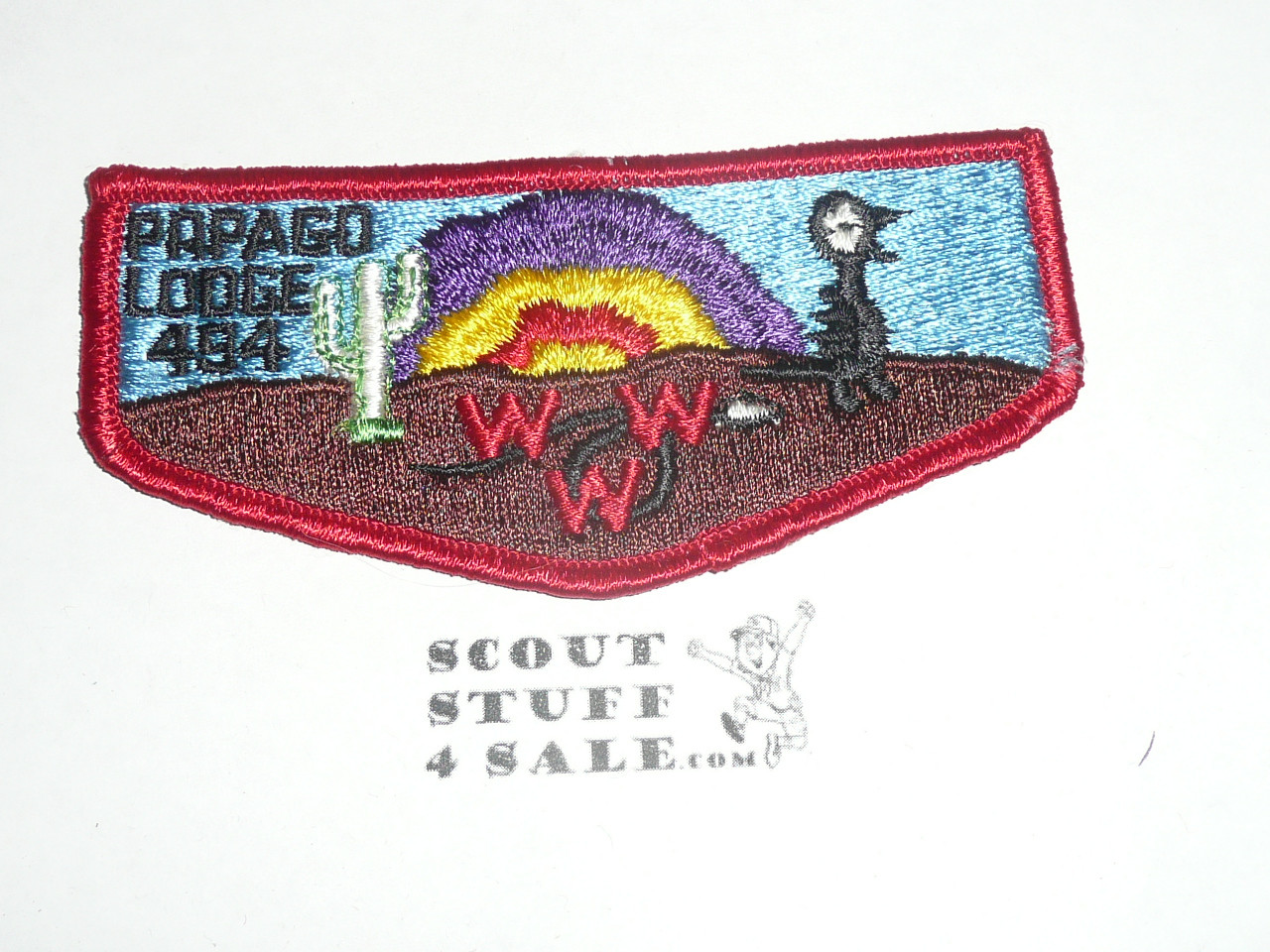Order of the Arrow Lodge #494 Papago s4 Flap Patch - Boy Scout