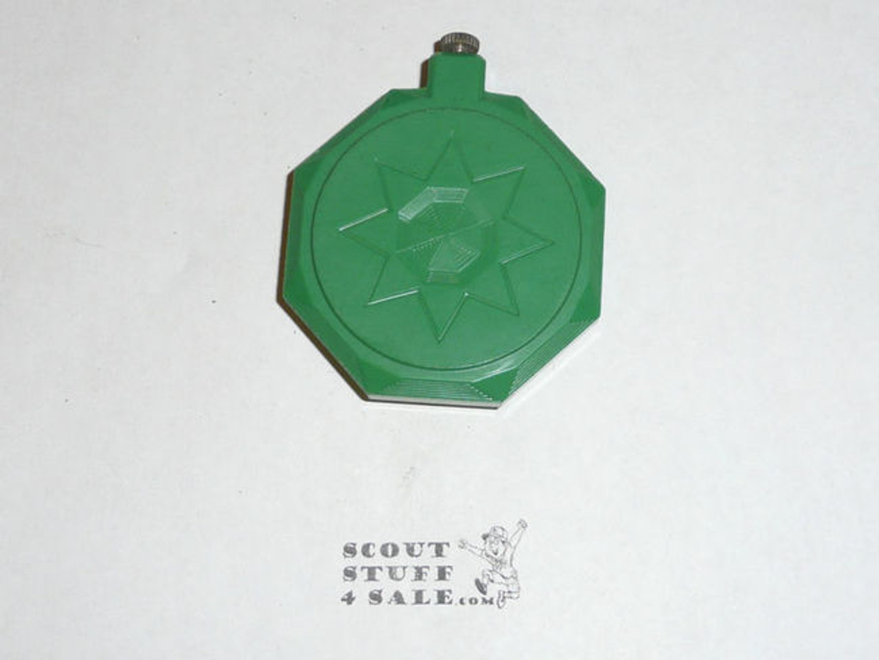 1930's Bakelite Girl Scout Compass made by Taylor - Glass and directional needle missing