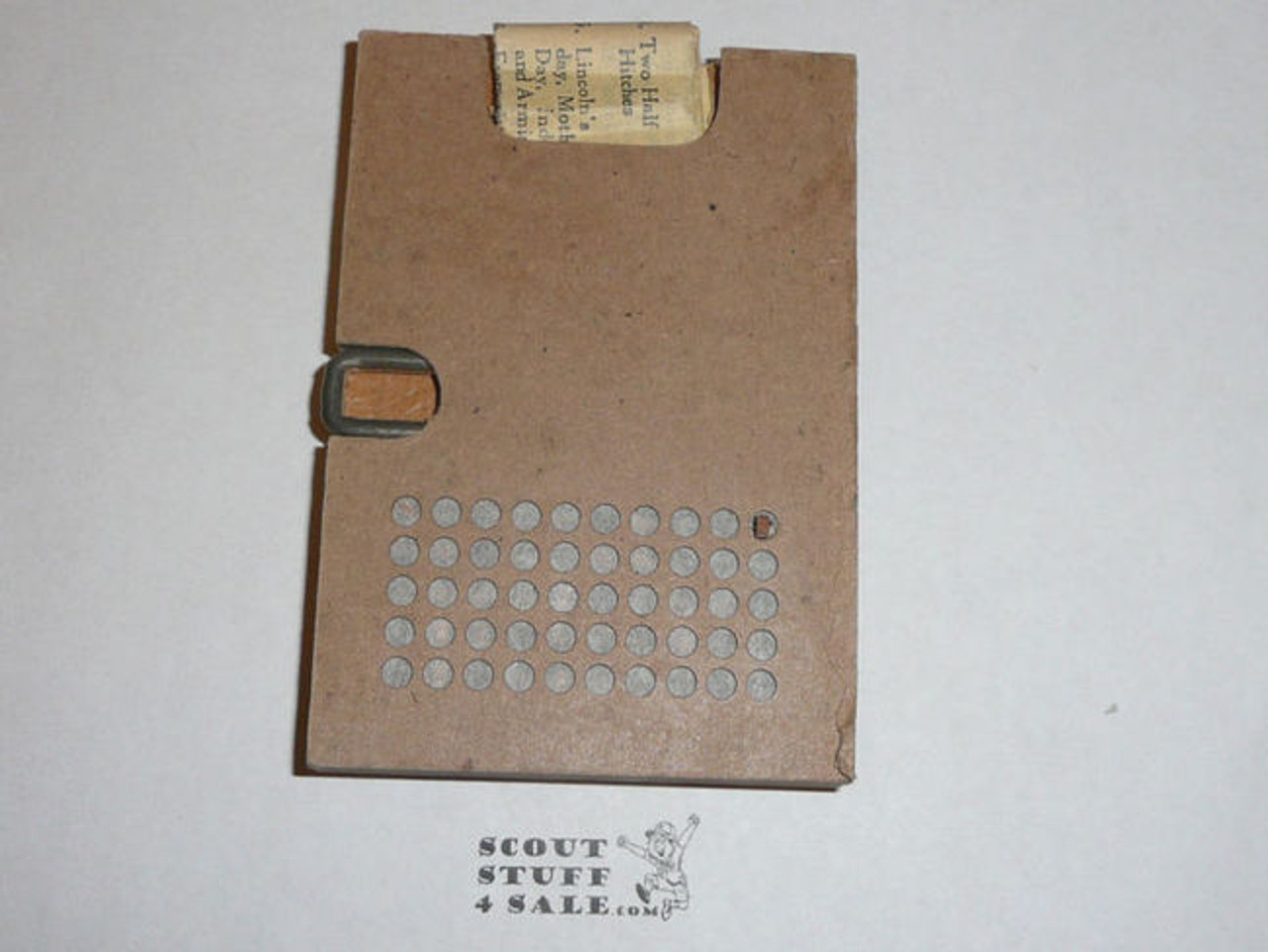 Vintage 1929 Boy Scouts of America Punch Game, Unused with directions, RARE!!!!