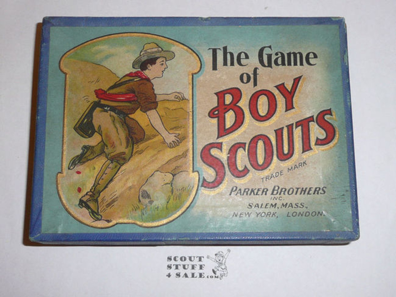 Vintage 1912 Parker Brothers, The Game of Boy Scouts Card Game, COMPLETE #4