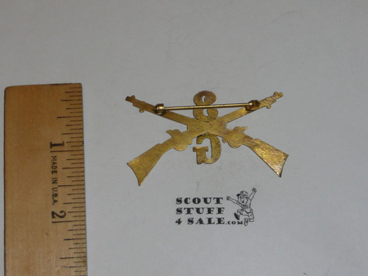 Unknown Origin or Use Crossed Rifles Pin, FGPC40