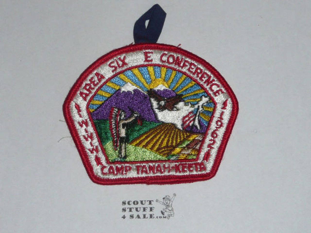 Section / Area 6-E Order of the Arrow Conference Patch,1962 Camp Tanah-Keeta