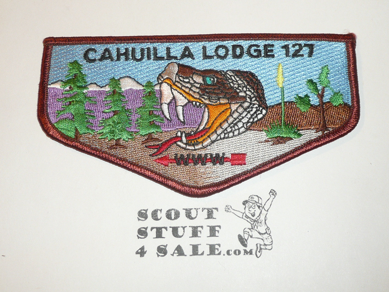 Order of the Arrow Lodge #127 Cahuilla s58 Flap Patch - Boy Scout