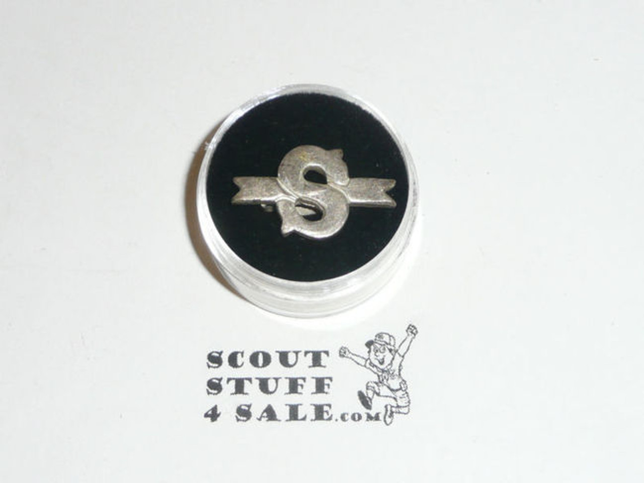 OLD Non USA boy scout pin, Collar Brass, May be British, PC14