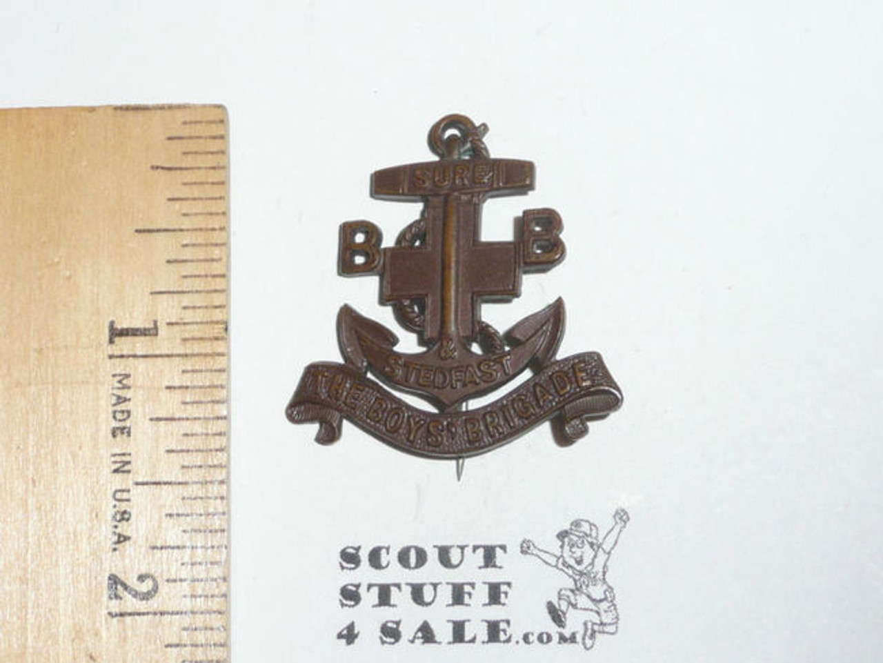 OLD British Boys Brigade Stick Pin Insignia, BPC36