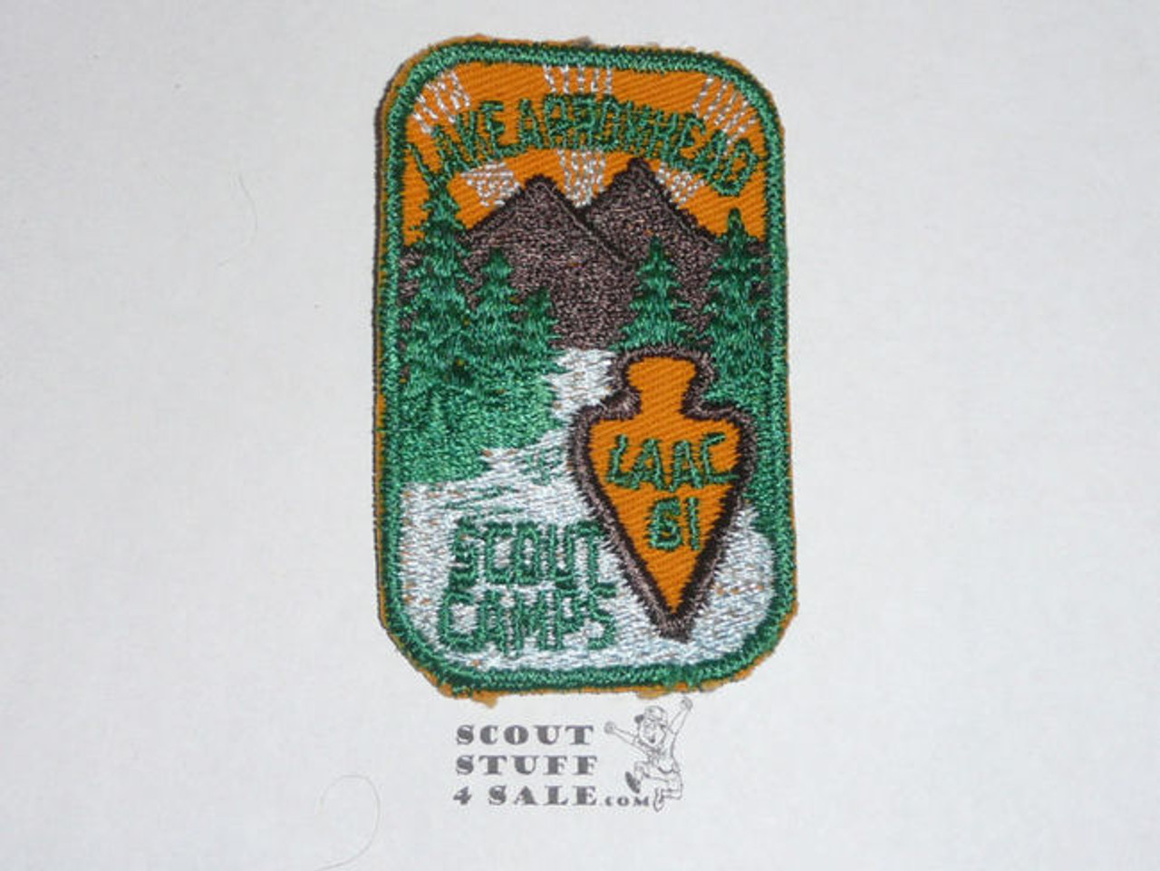 Los Angeles Area Council 1961 Lake Arrowhead Camp Patch - Boy Scout