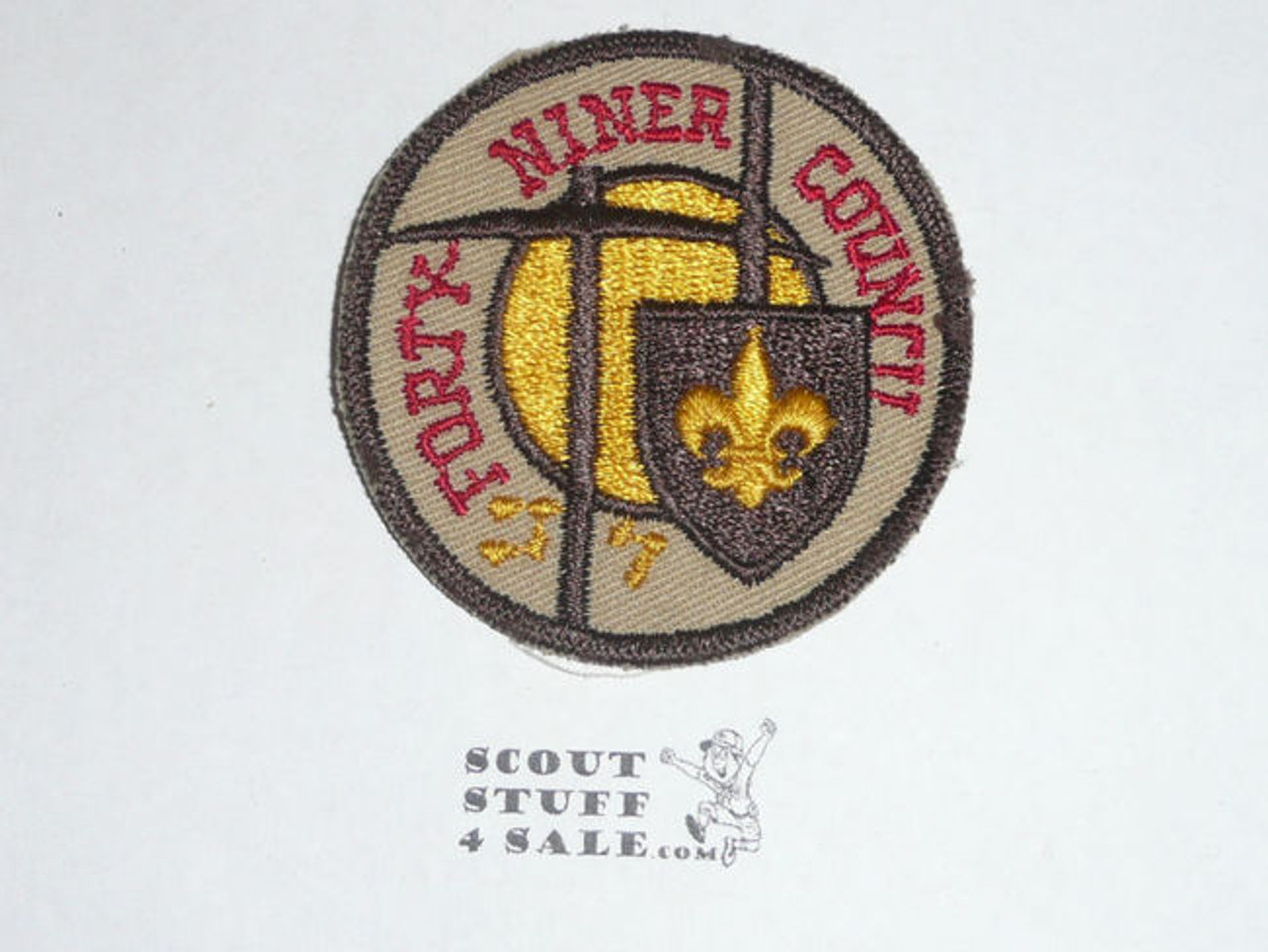Forty Niner Council Patch (CP), late 1950's - Boy Scout