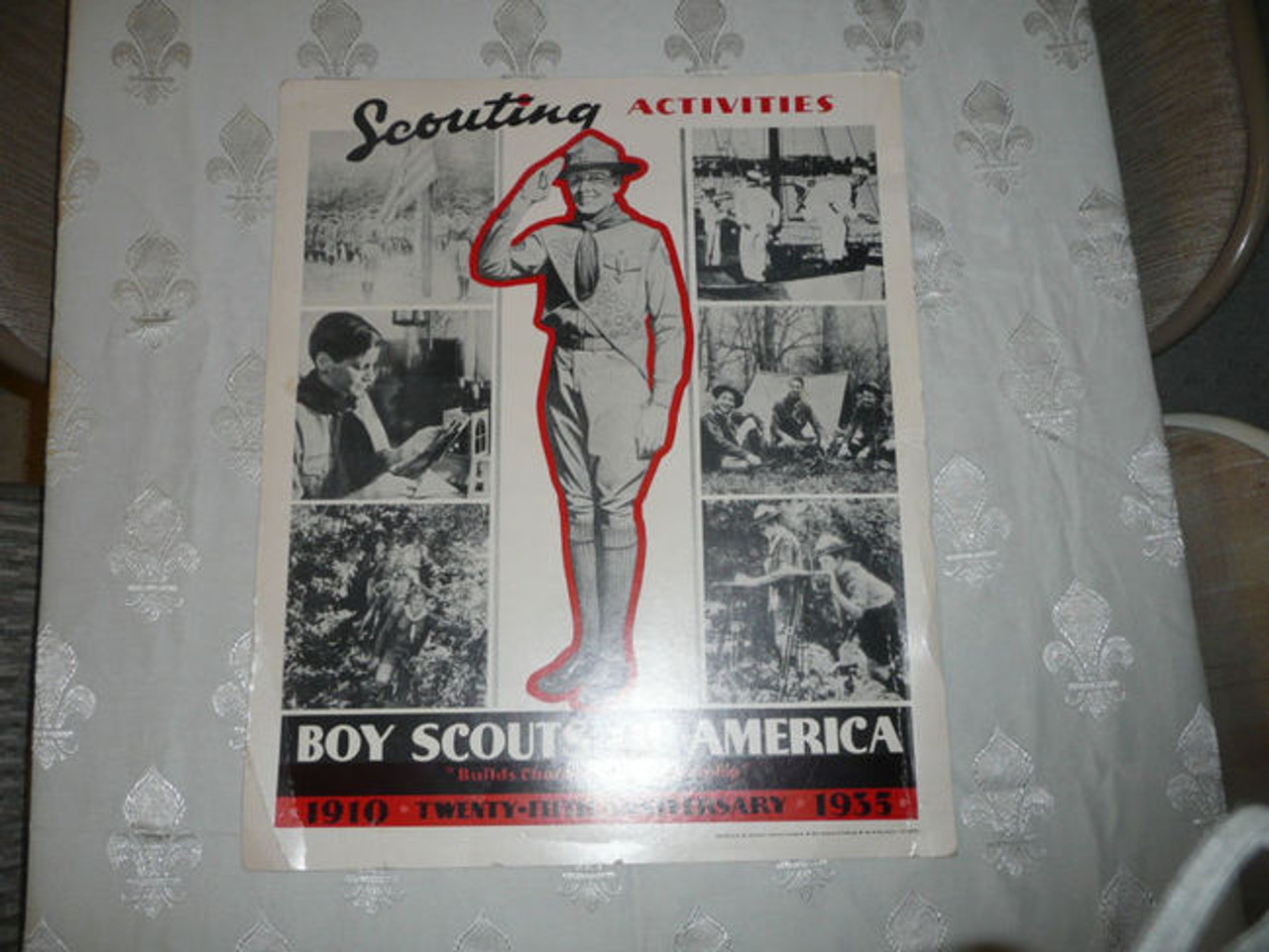 Boy Scouts of America 25th Anniversary Poster, reissued by Johnston Museum