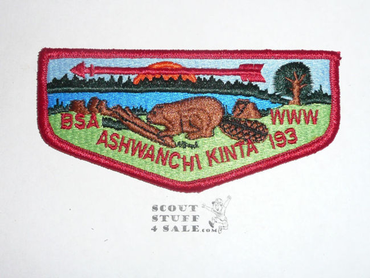 Order of the Arrow Lodge #193 Ashwanchi Kinta s Flap Patch - Boy Scout