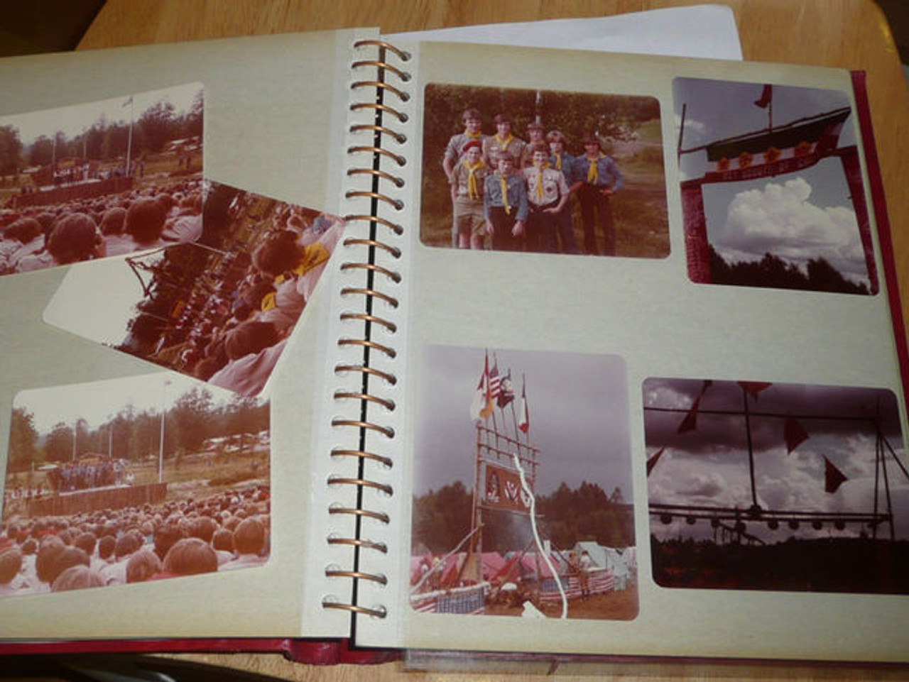 1979 Boy Scout World Jamboree Photo Album with 33 pages of pictures, PA9