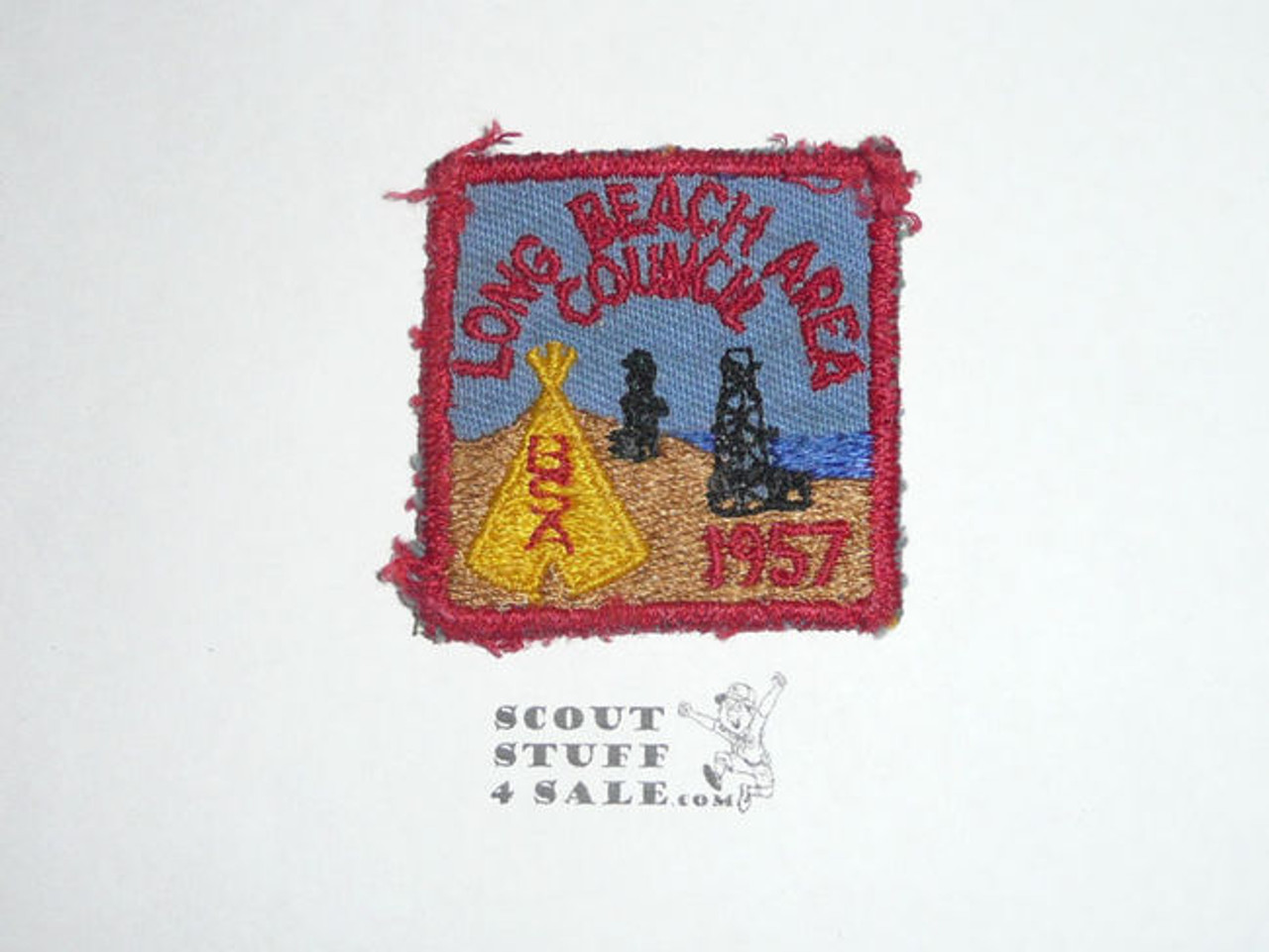 1957 National Jamboree Long Beach Area Council JCP, used