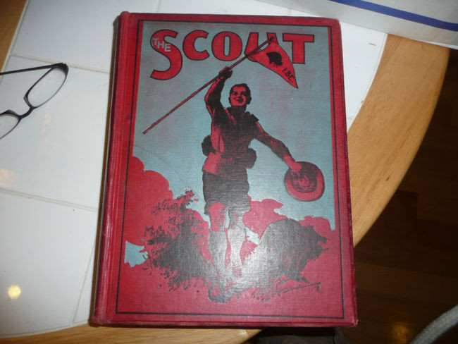 1910-1911 Bound Volume "The Scout" Magazine of the British Boy Scout Association