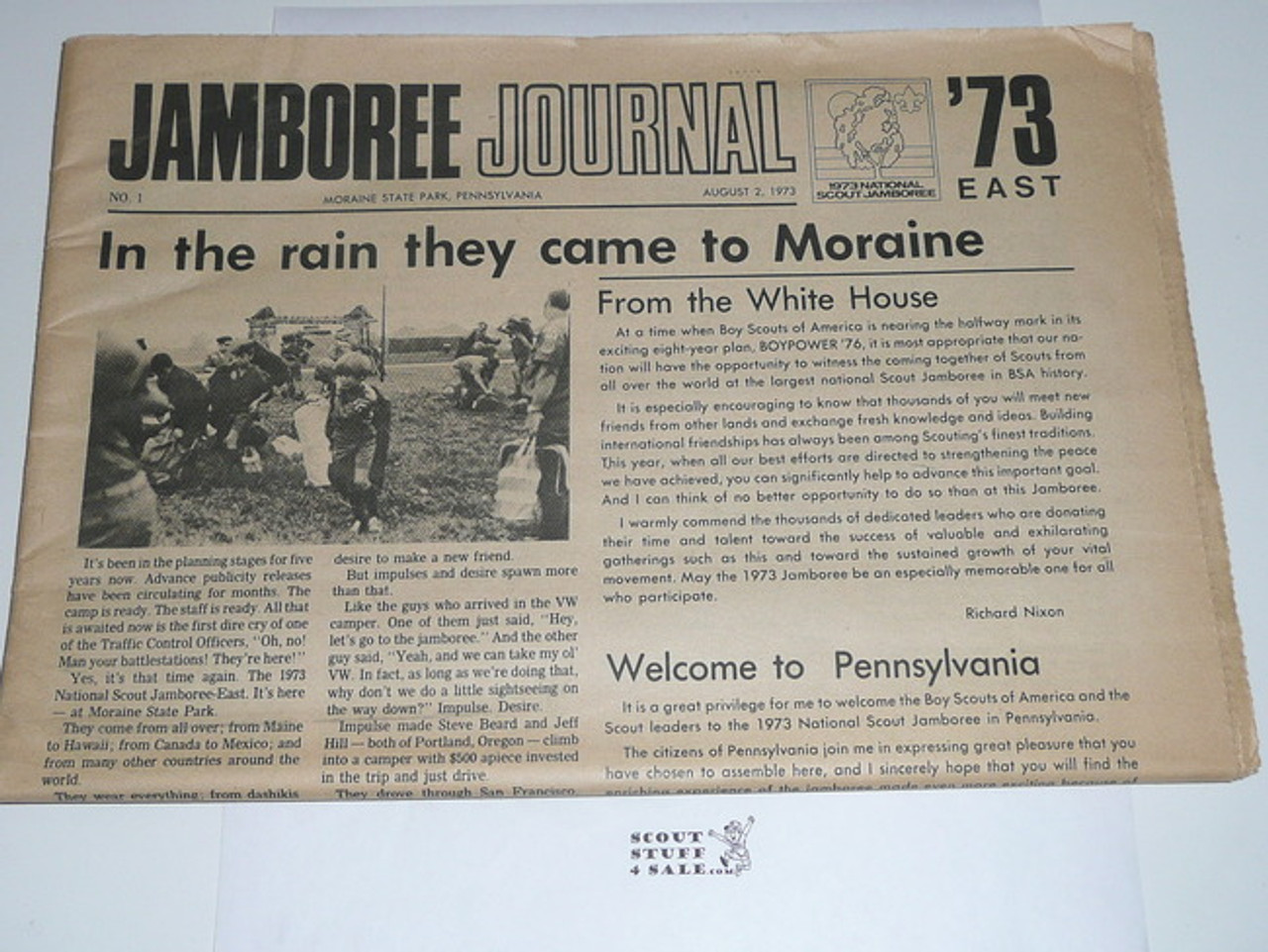 1973 National Jamboree EAST Complete Reprint Set of Jamboree Journal Newspapers