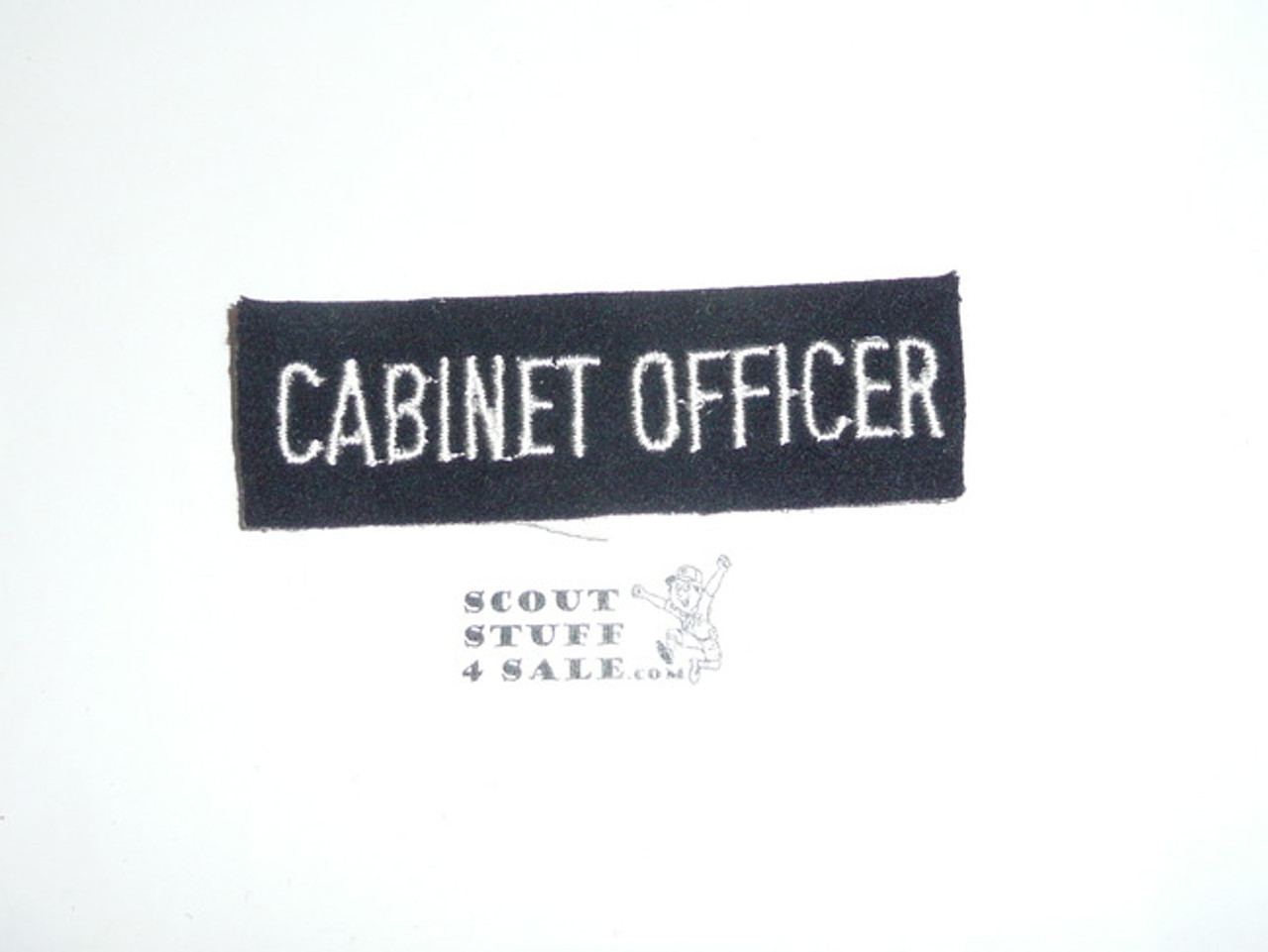 Sea Scout Position Patch, Cabinet Officer on blue felt, 1960's