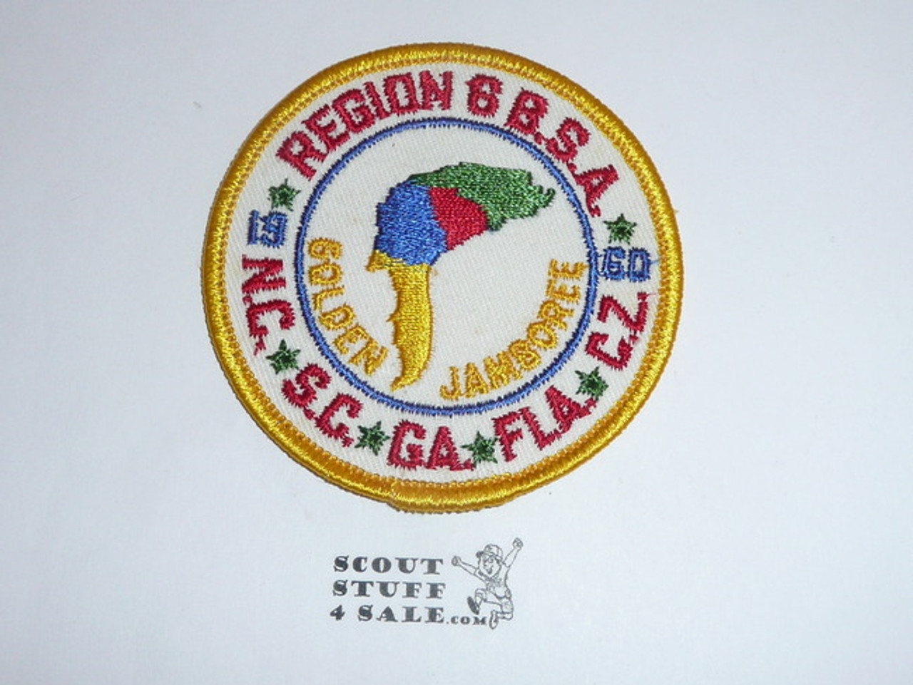 1960 National Jamboree Region 6 Patch