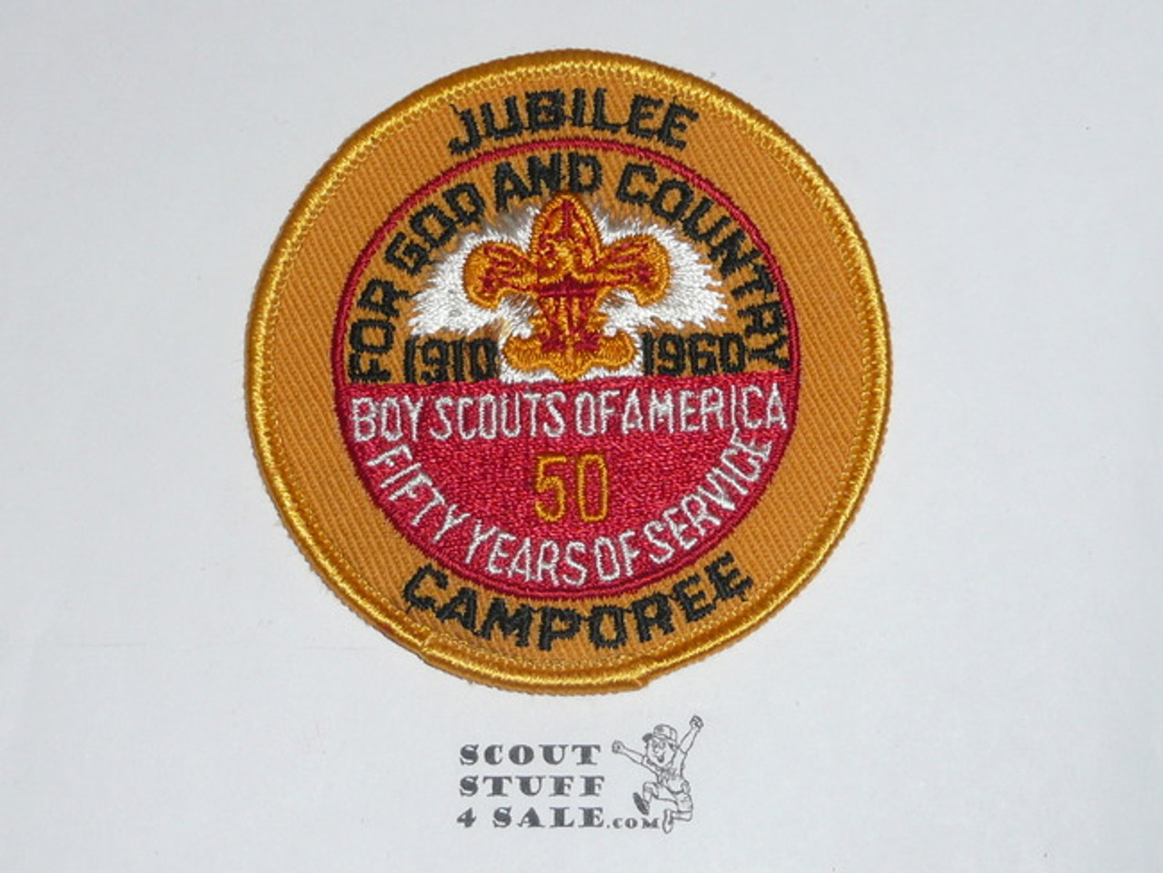 1960 National Jamboree / 50th Anniversary Twill Jubilee Camporee Patch