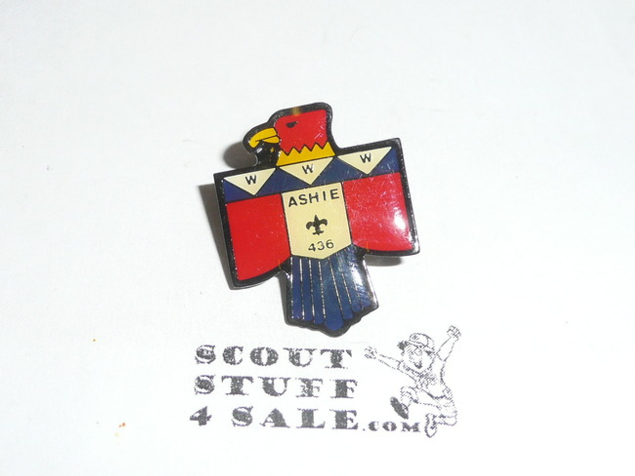 Ashie O.A. Lodge #436 Thunderbird Pin - Scout