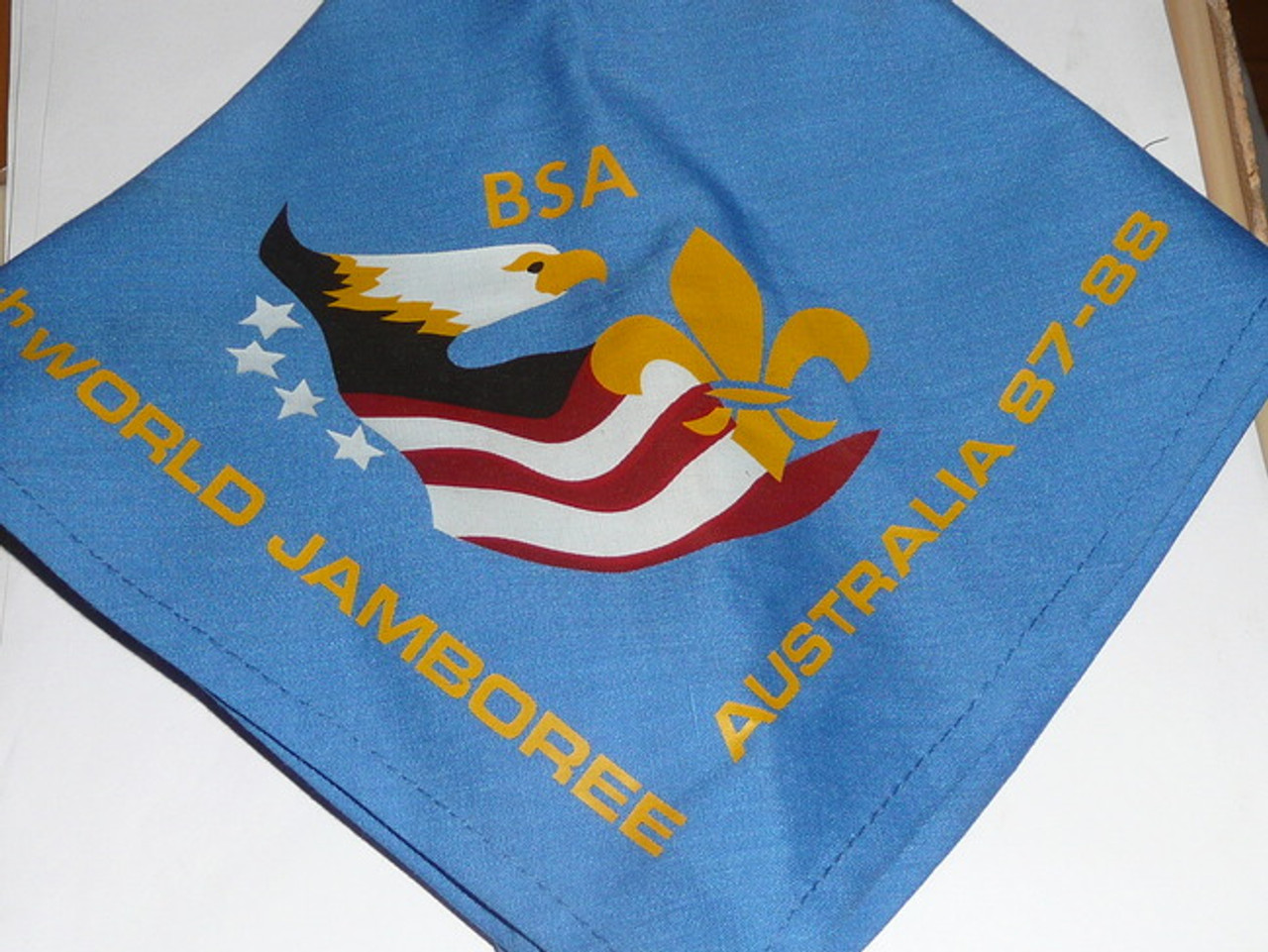 1987-1988 Boy Scout World Jamboree USA Contingent Neckerchief