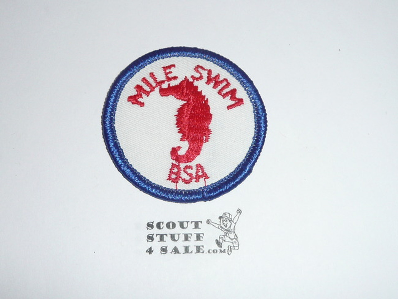 Mile Swim Patch, Boy Scout