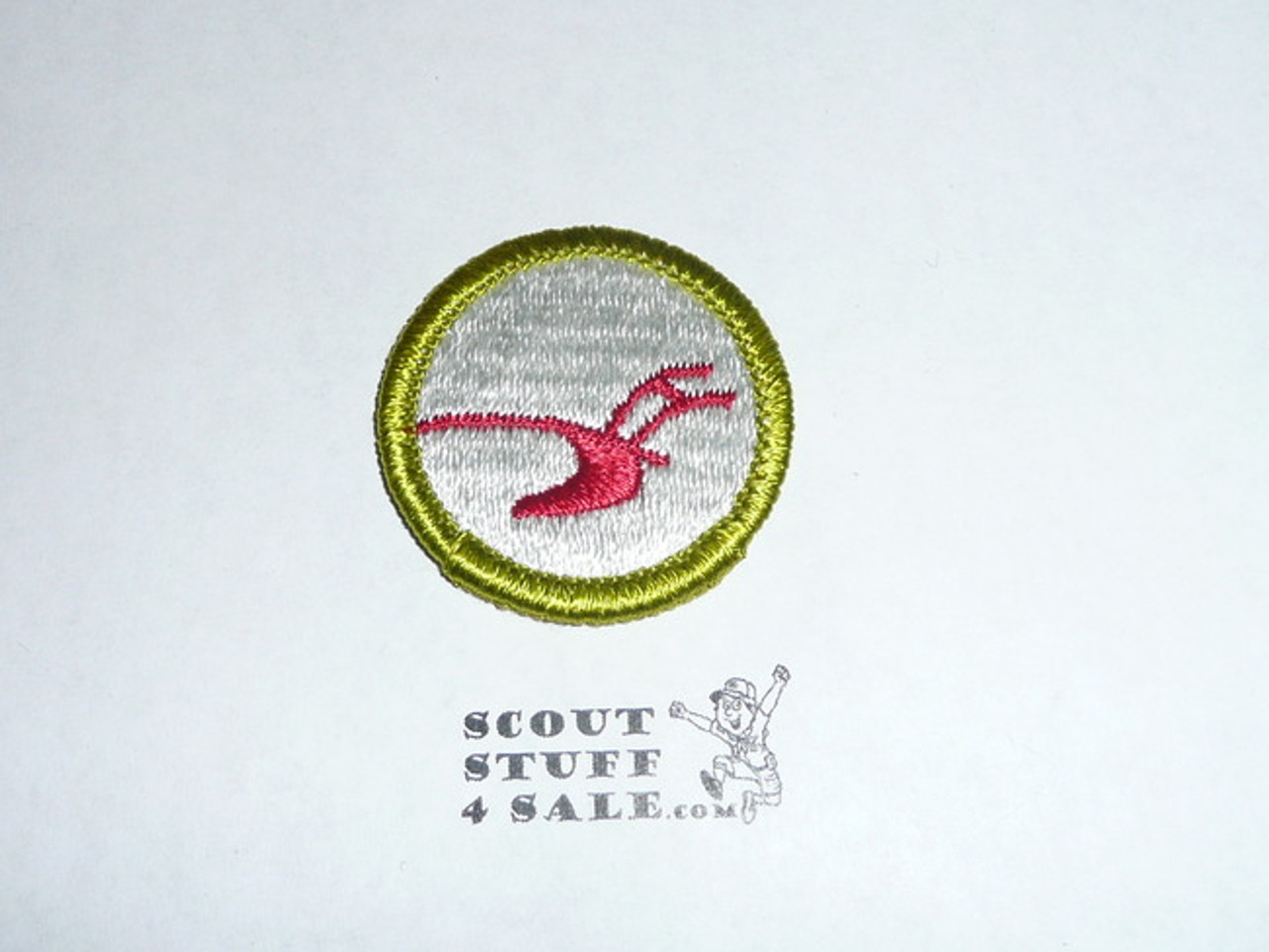 Agriculture - Type H - Fully Embroidered Plastic Back Merit Badge (1972-2002)