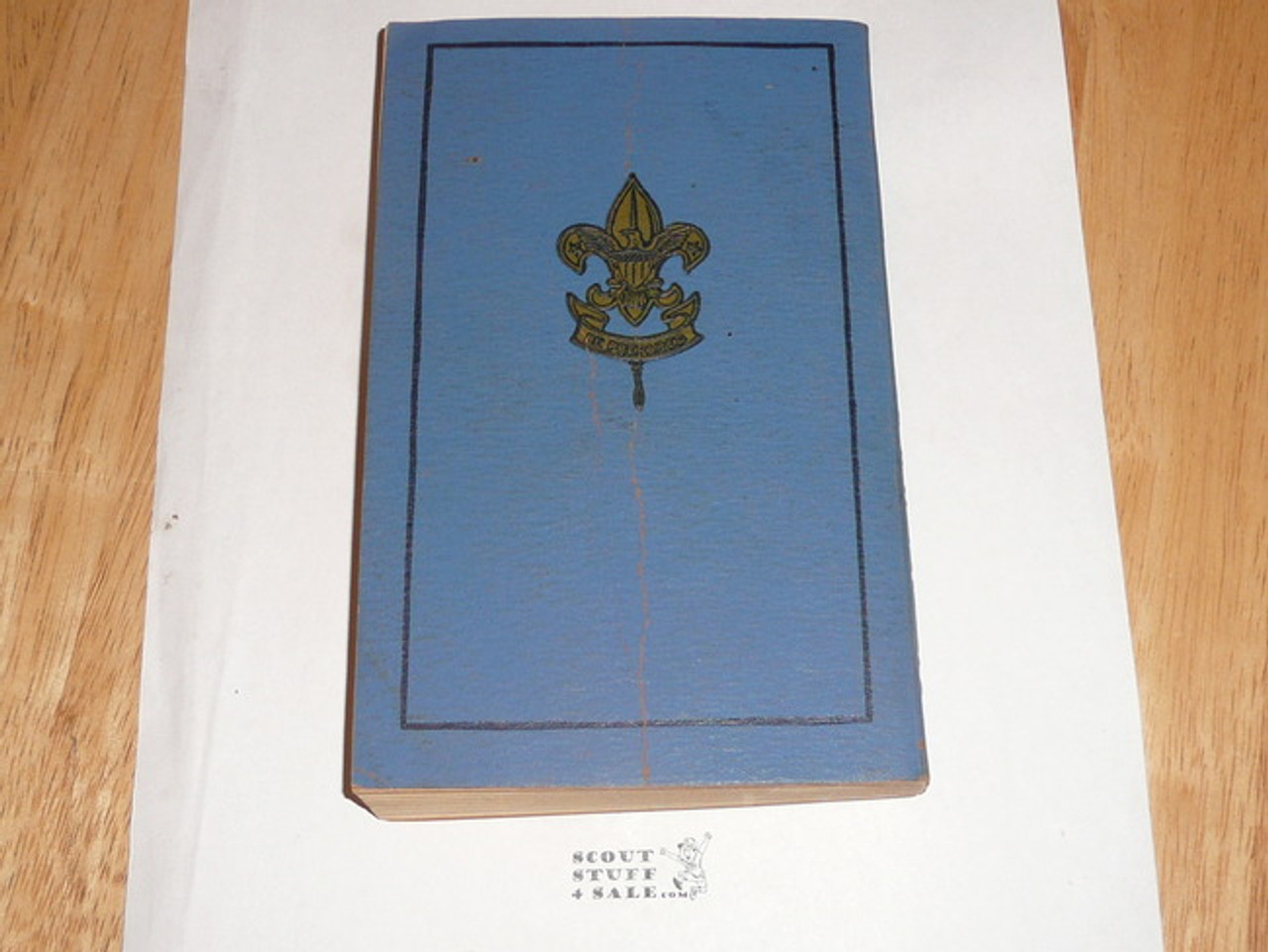 1930 Boy Scout Handbook, Third Edition, Thirteenth Printing, Norman Rockwell Cover, MINT Condition