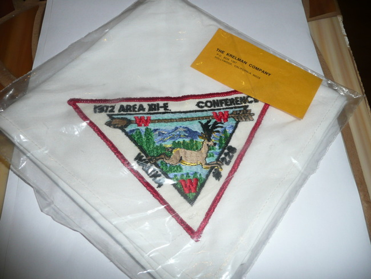 Section / Area 12-E Order of the Arrow Conference Neckerchief, 1972
