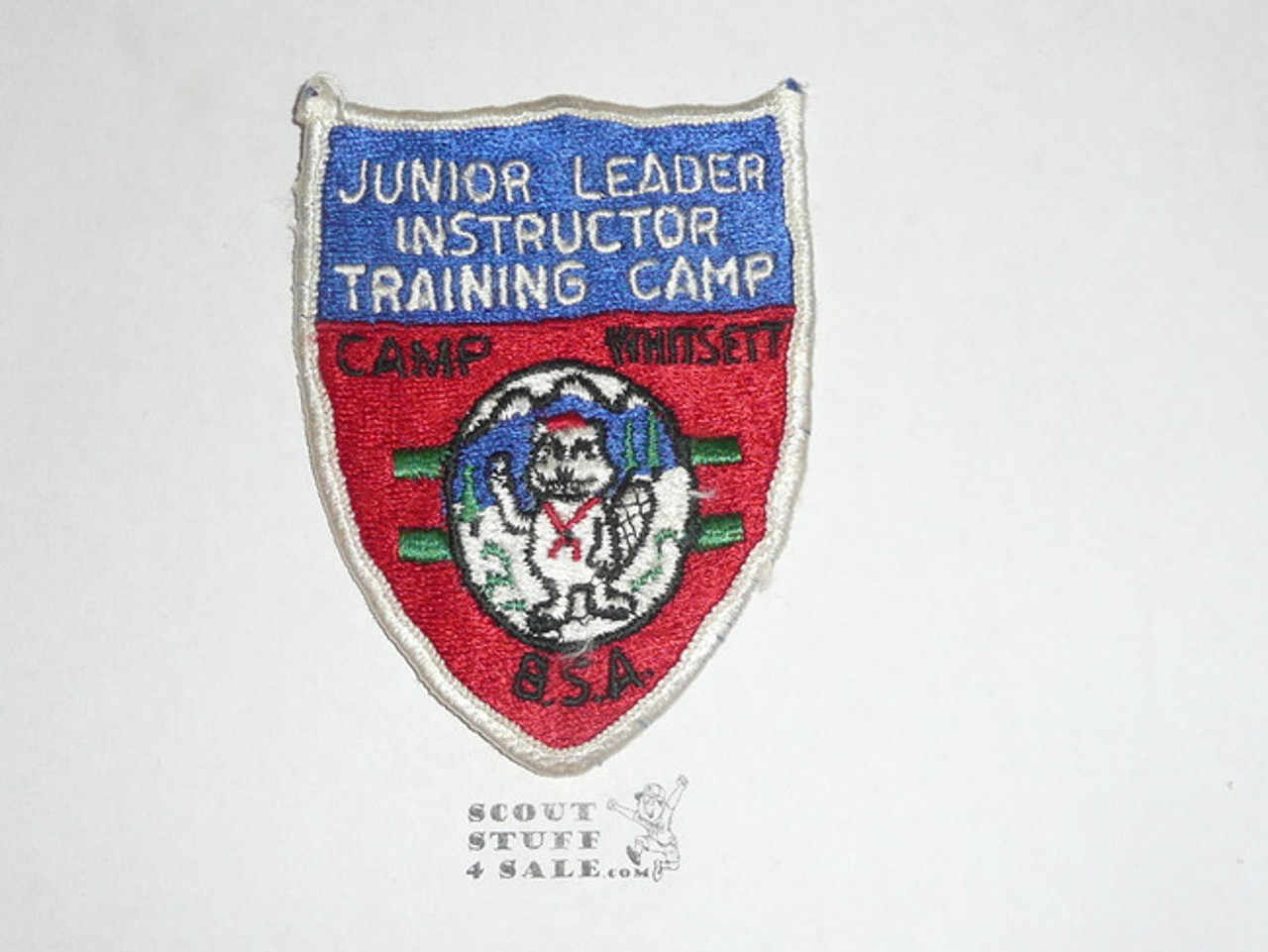 1970's Camp Whitsett Junior Leader Instructor Training Camp Patch, JLT, sewn