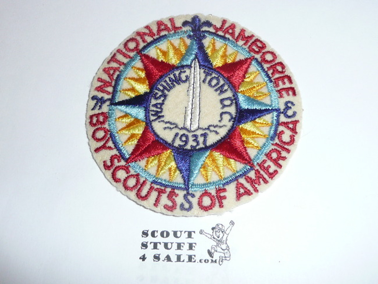 1937 National Jamboree Patch, Very Lt. Use