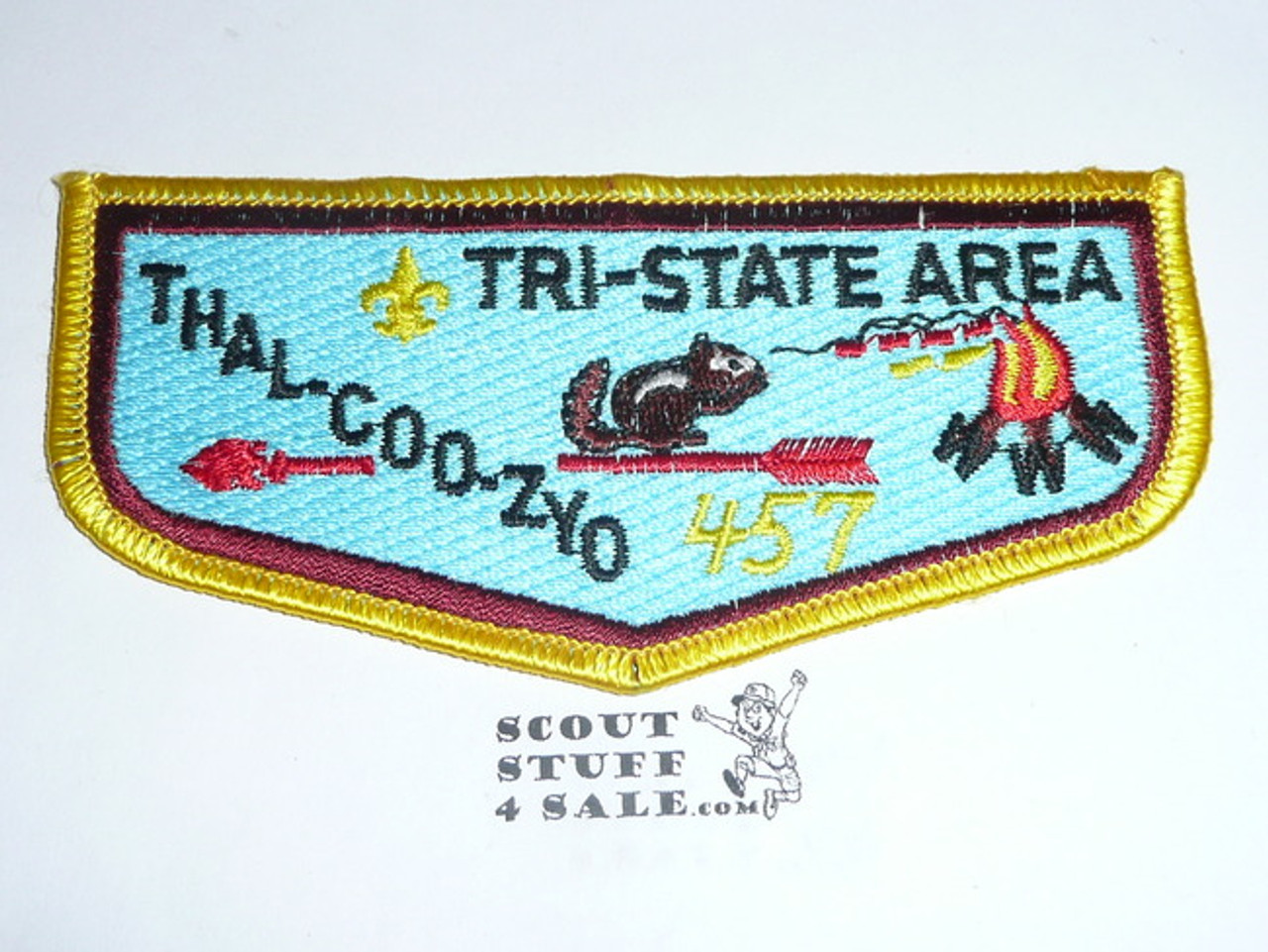 Order of the Arrow Lodge #457 Thal-Coo-Zyo Flap Patch from the Last Ten Years