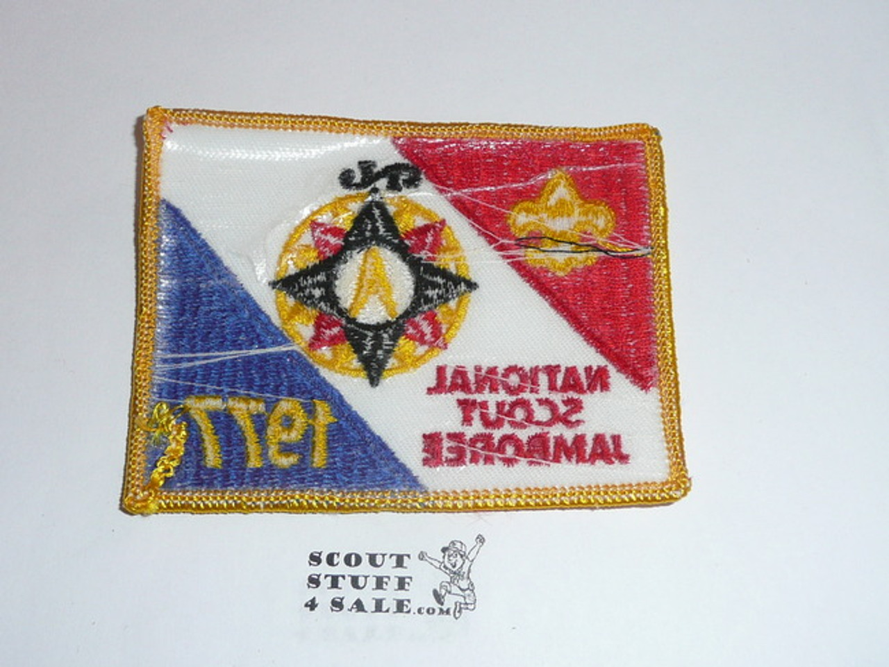 1977 National Jamboree Patch, Plastic Back