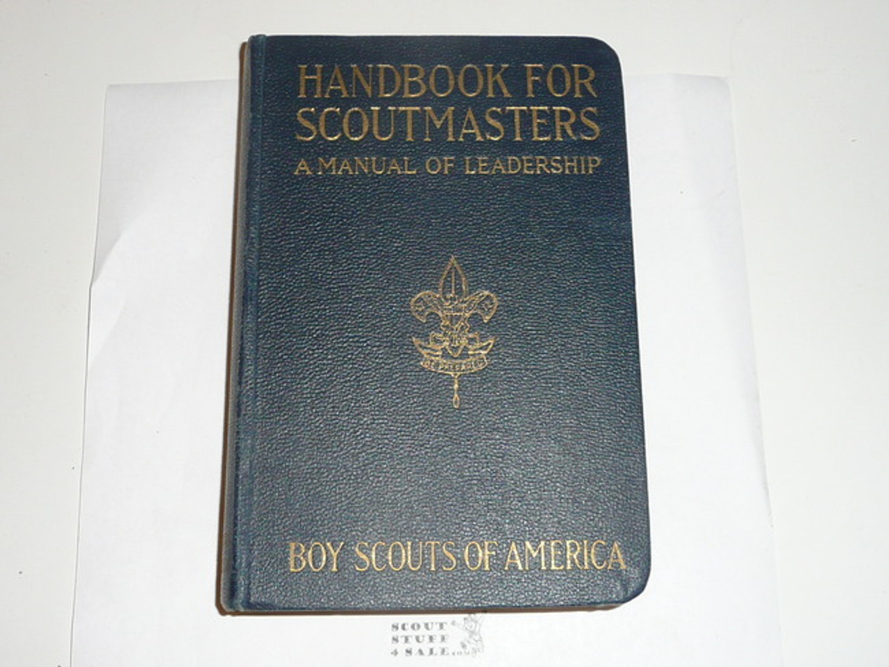 1922 Handbook For Scoutmasters, Second Edition, Third Printing, MINT Condition, black cover