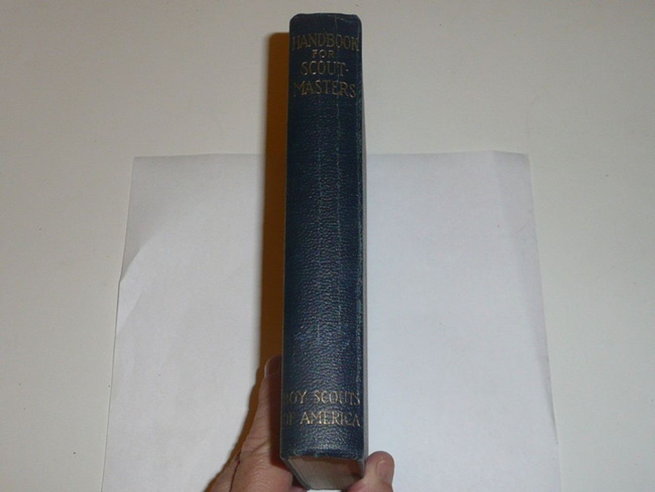1922 Handbook For Scoutmasters, Second Edition, Third Printing, MINT Condition, black cover