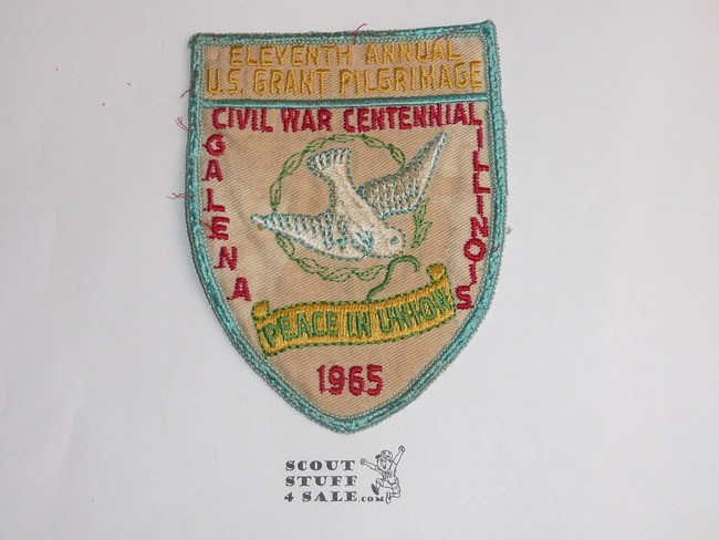 1965 U.S. Grant Pilgrimage Patch, sewn
