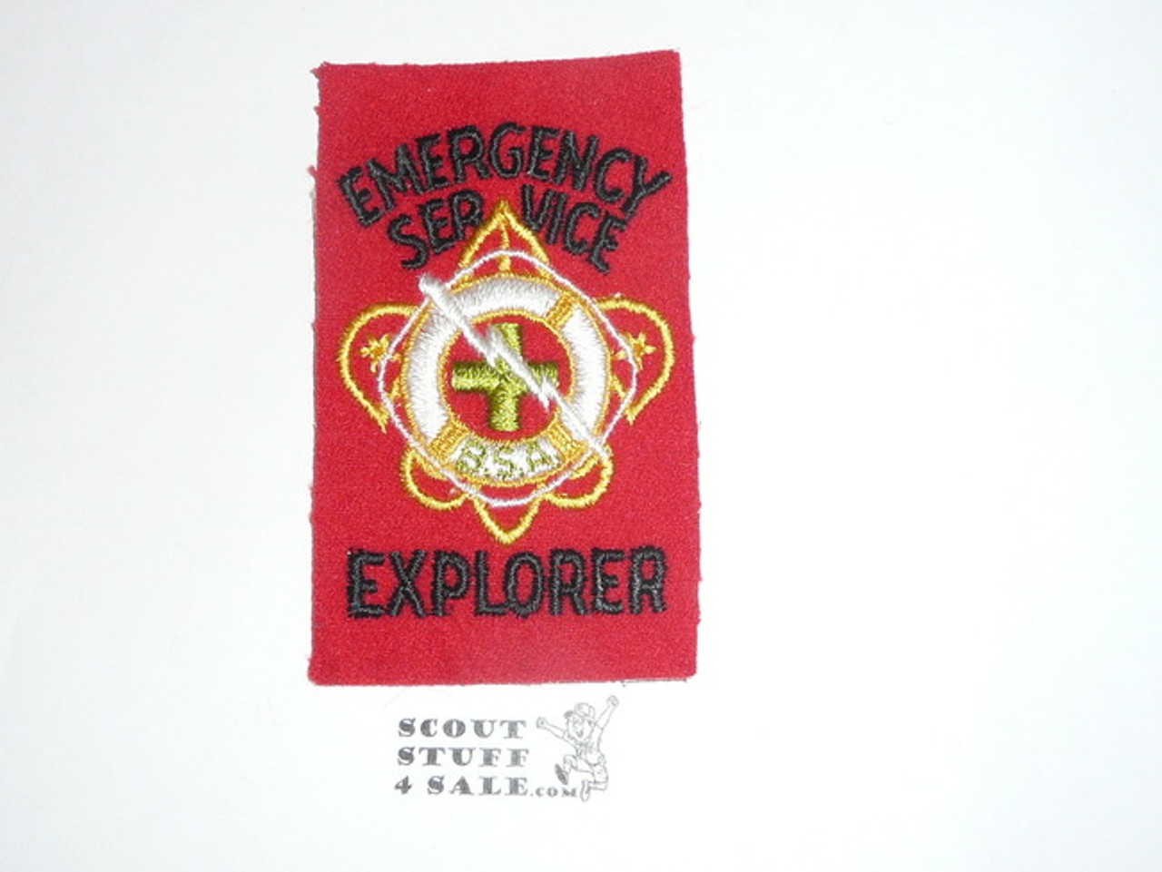 Emergency Service Explorer Scout Felt Patch, 1950's, MINT