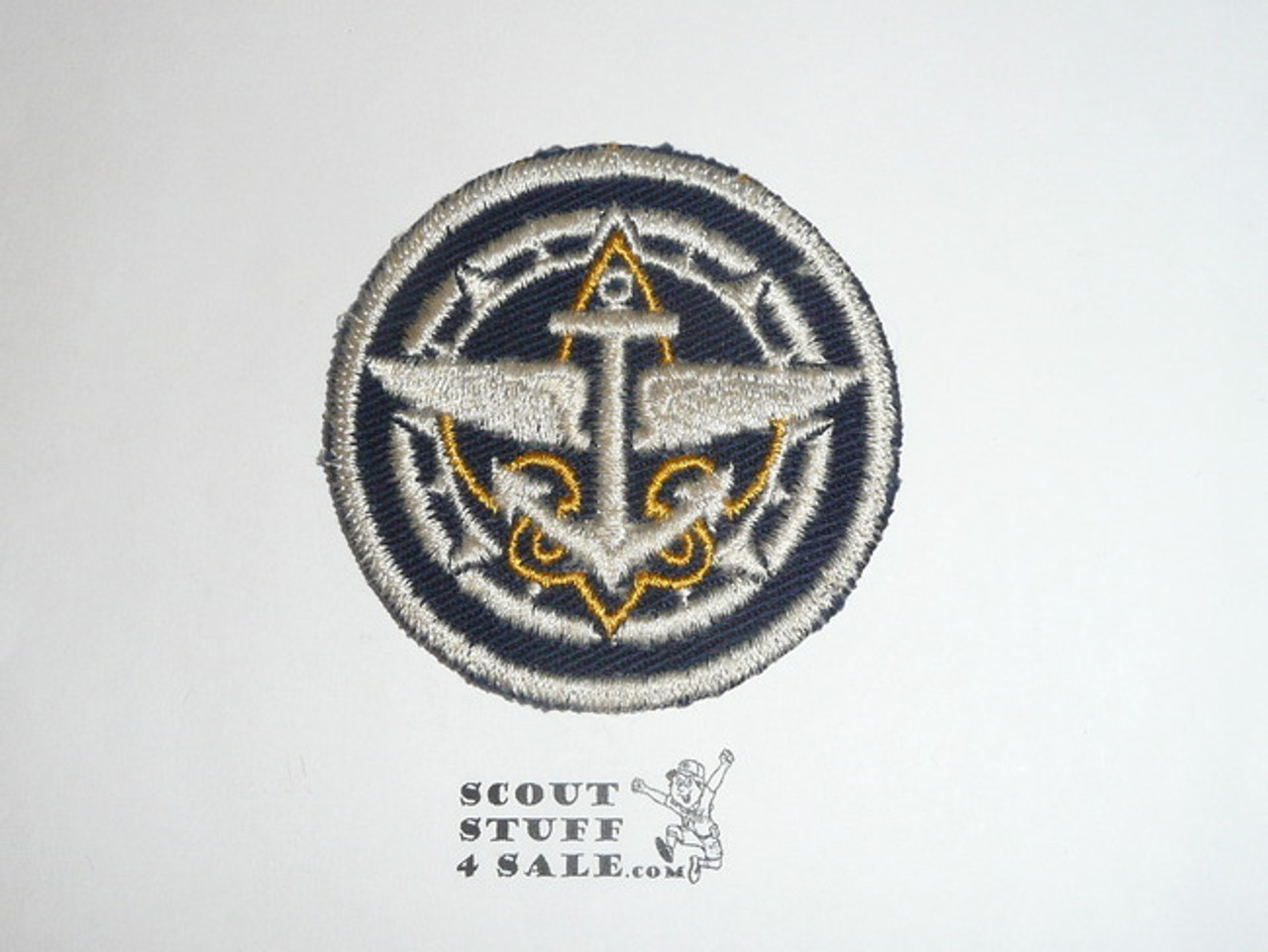 Universal Senior Scout Emblem Patch on Blue (SSO-01 / EX-05), CAW Design, Lite Use