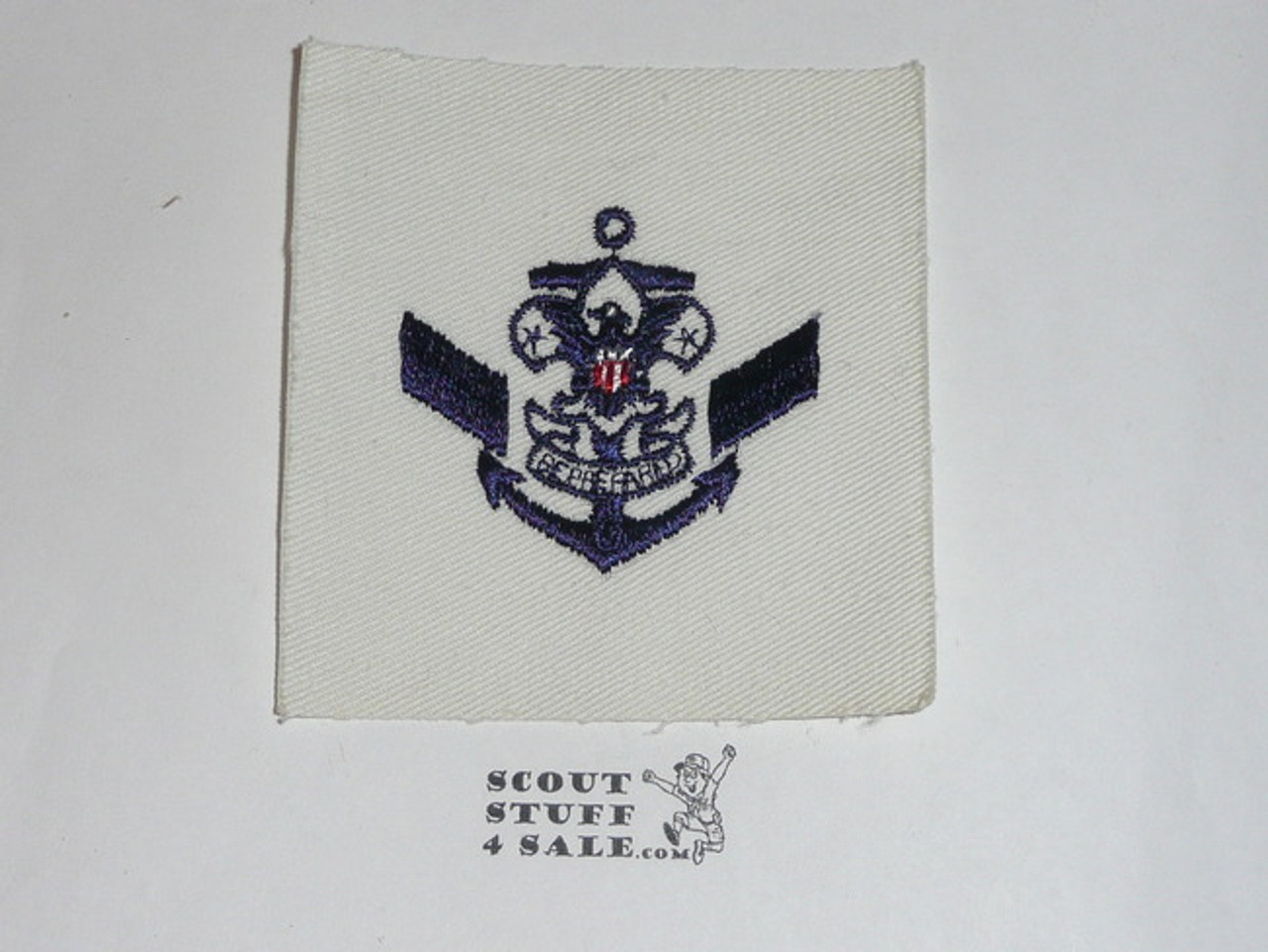 Sea Scout Position Patch, Assistant Crew Leader on white twill, 1970's