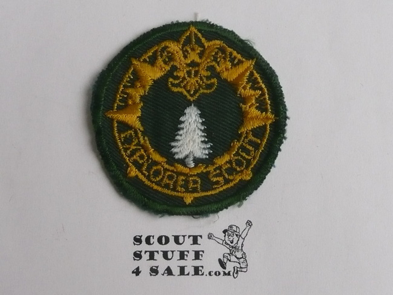 Explorer Scout Ranger Program Rank Patch, Frontiersman, 1950's, Lite Use