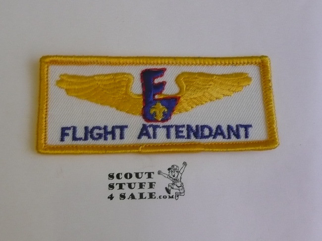 Air Exploring Flight Attendant Patch, Error issue as it should have been on blue twill