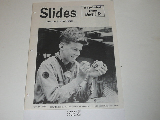 Slides of the Month Boys' Life Reprint #BL-81, 1950's Printing