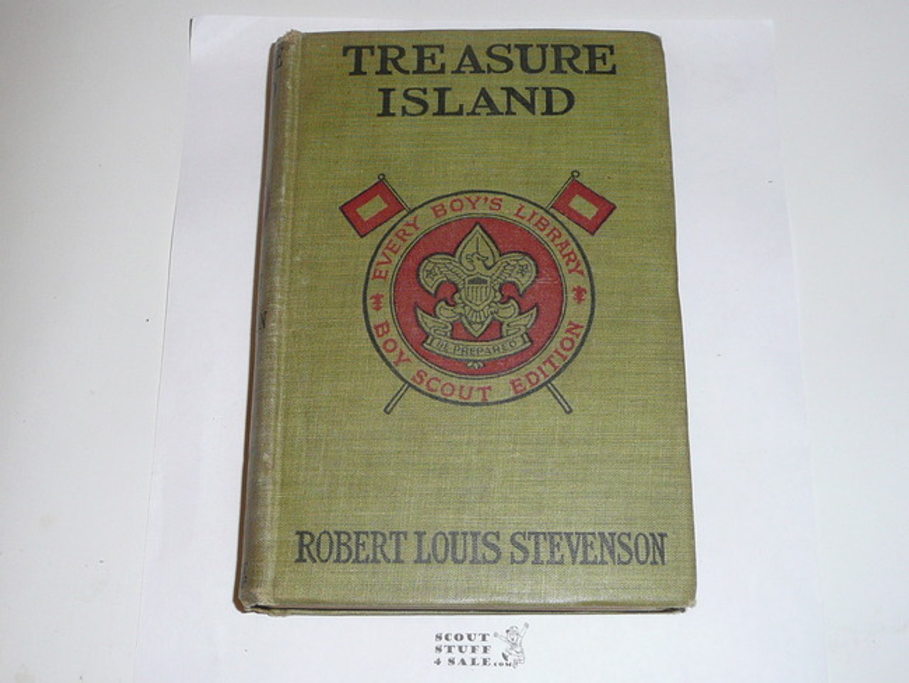 Treasure Island, By Robert Louis Stevenson, 1913, Every Boy's Library Edition, Type Two Binding